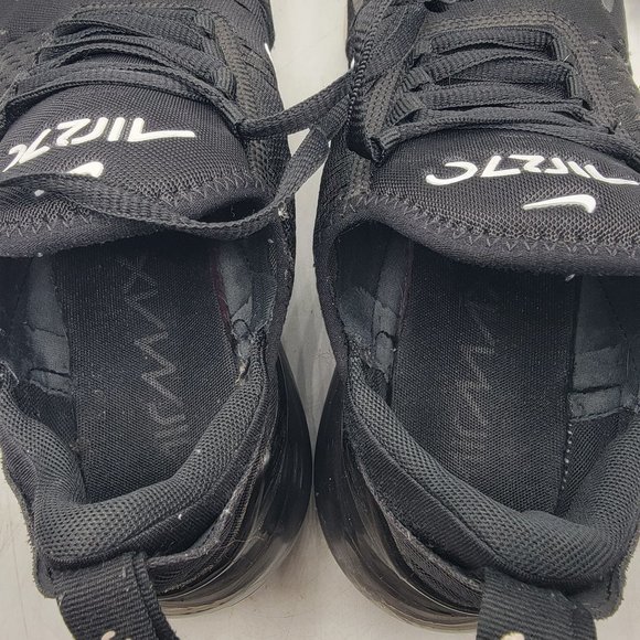 Nike Air Max 270 Womens 10 Black Anthracite Running Shoes AH6789-001 - Picture 8 of 12